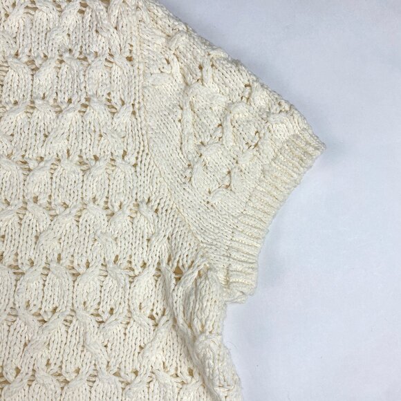 NWT Madewell Carrington Sweater Tee Women's Size Small Cream - Picture 5 of 12